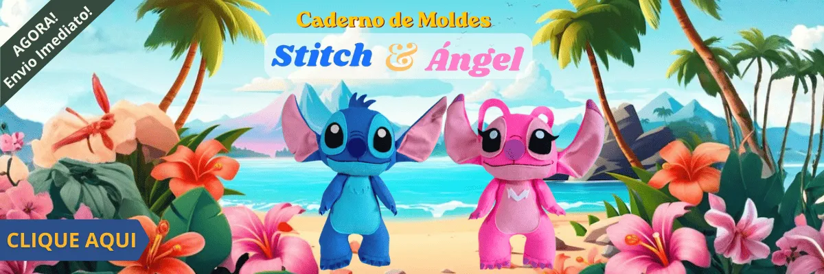 molde stitch imprimir
