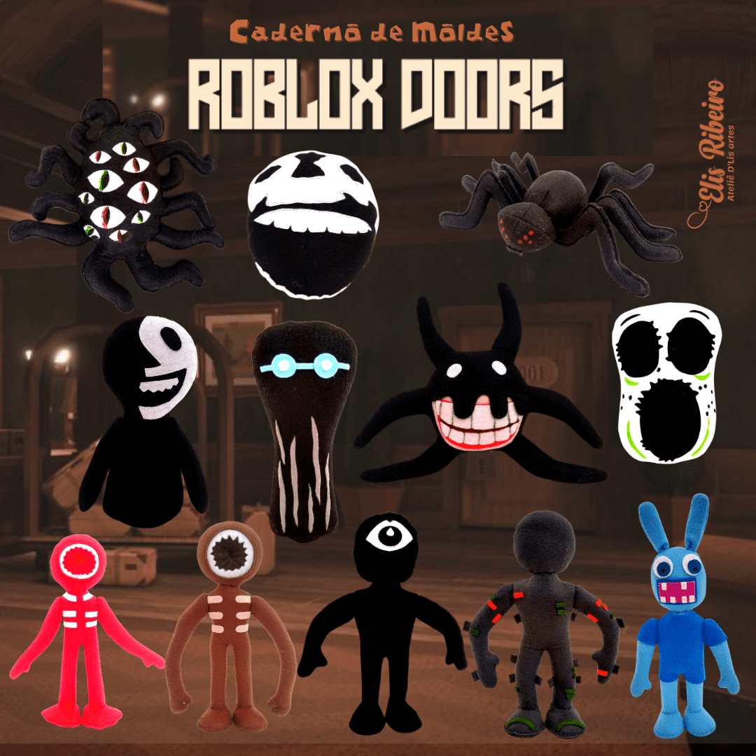 Combo do Terror : Roblox Doors - Wandinha e Mãozinha - Edward Mãos de  Tesoura