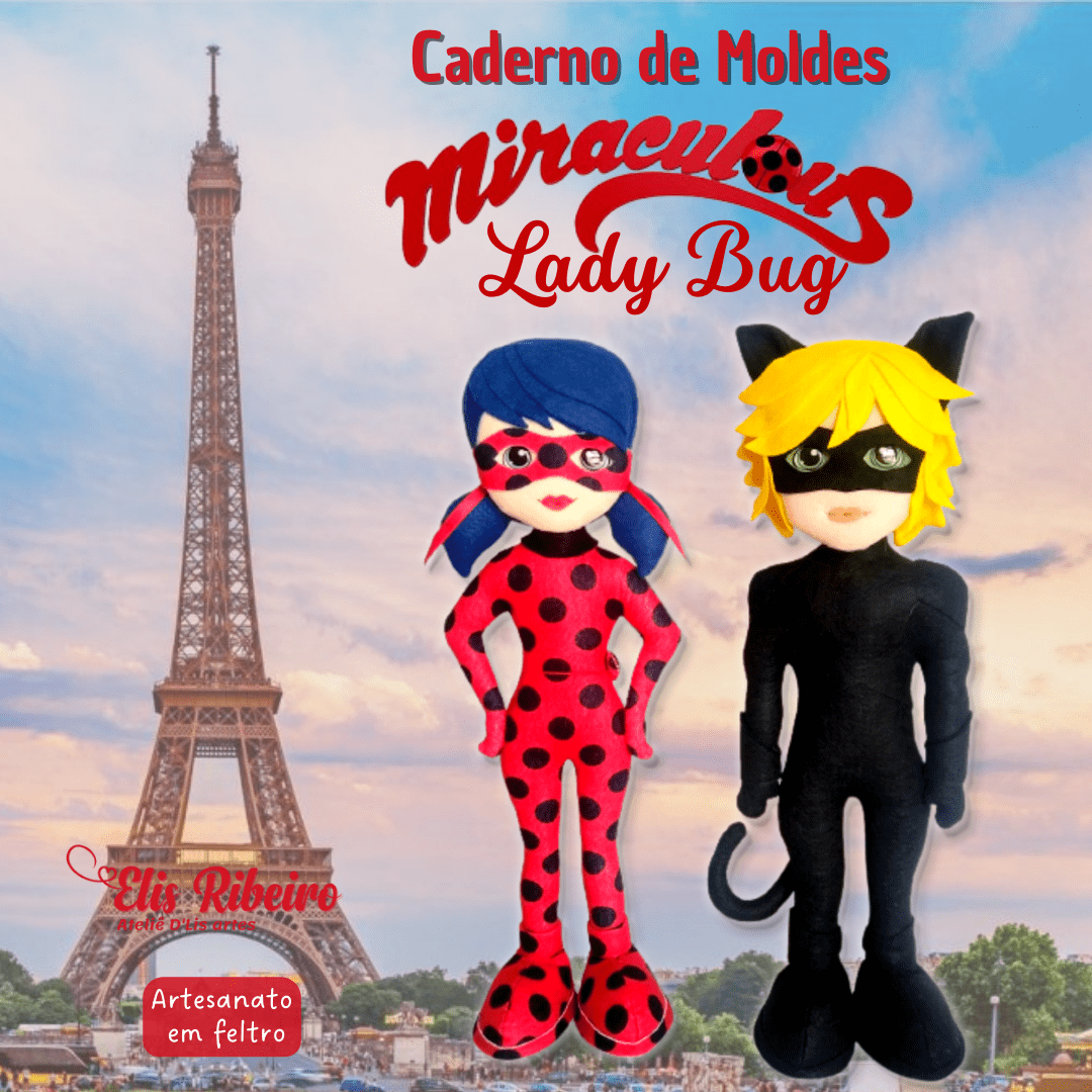 Free: Ladybug Feltro Molde Pesquisa Google Pinterest - Miraculous Ladybug  Png 