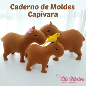 molde capivara para imprimir