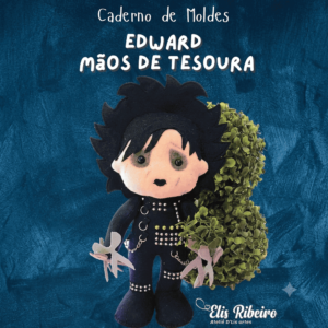 Molde edward mãos de tesoura para imprimir