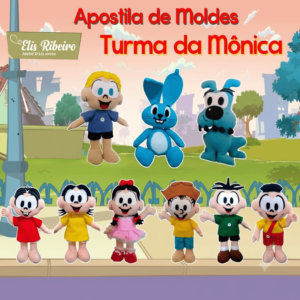 Molde turma da Mônica para imprimir