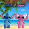 Stitch e stitch rosa molde